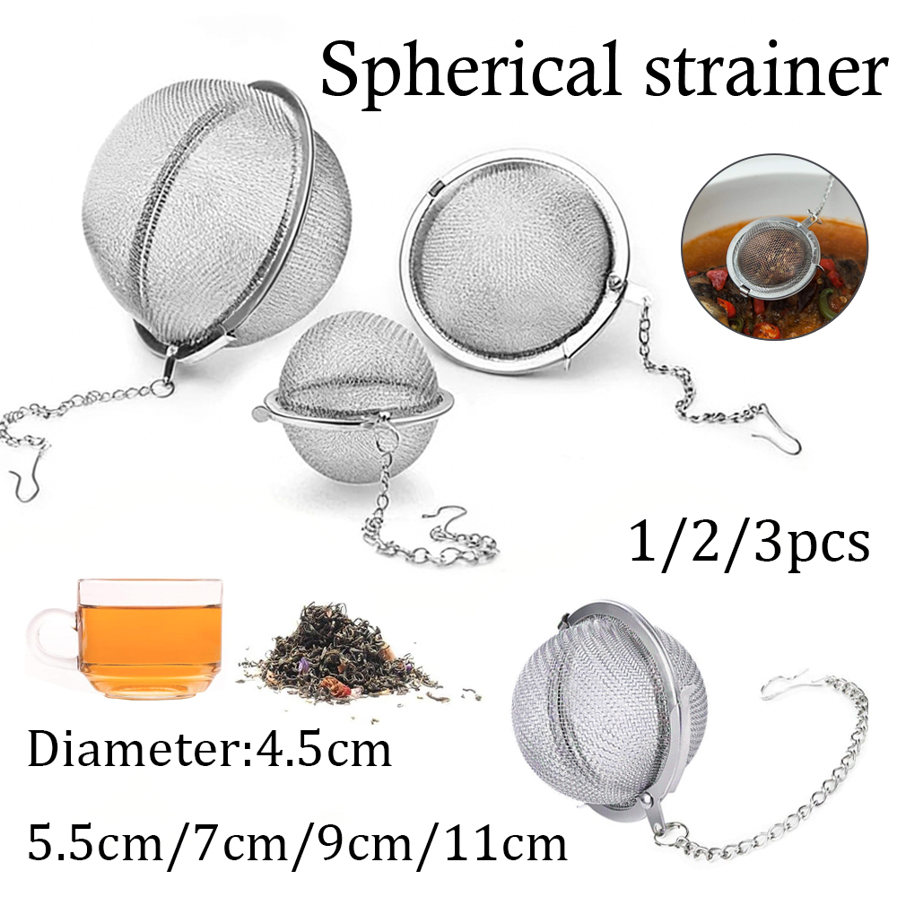 Tea Strainer Mesh - 1–5 Stück Tee-Infuser aus Edelstahl, Teekugel,