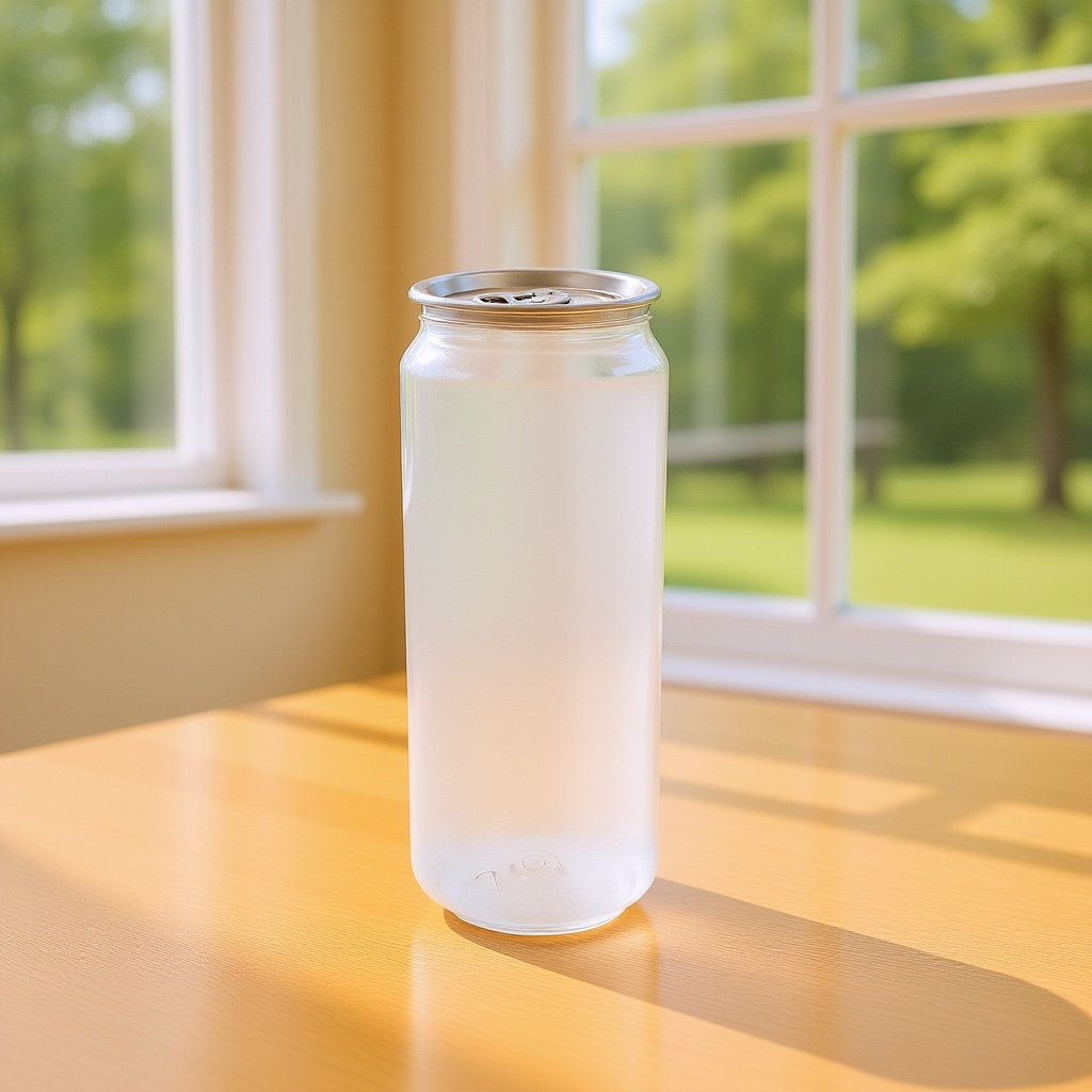Juice Tea Coffee - 5 Stück Transparente Getränkedosen, Leicht zu