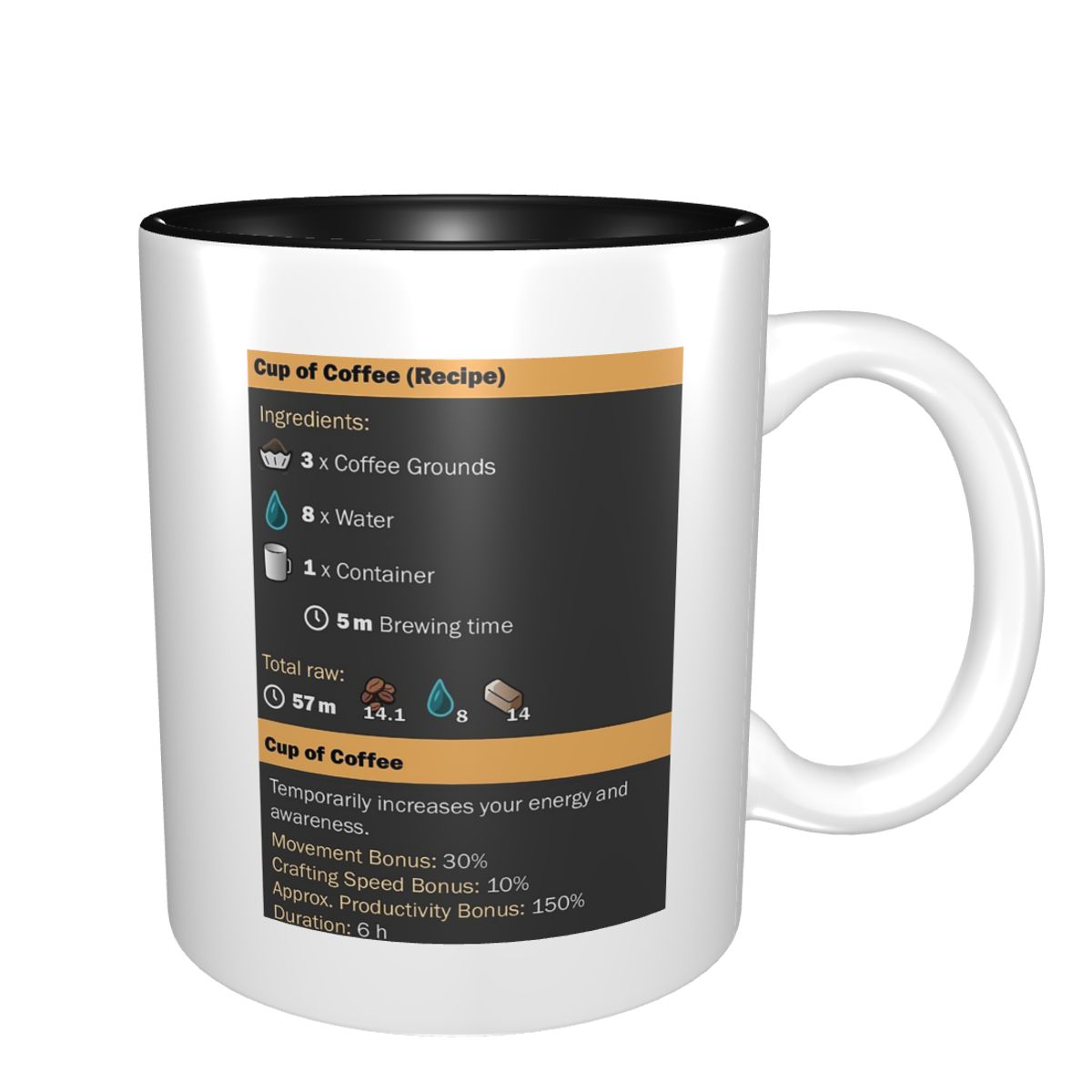 Coffee Milk Tea Recipe - Kaffeetasse (Rezept) Tasse, lustige Keramik-Kaffeetassen, Teetassen,