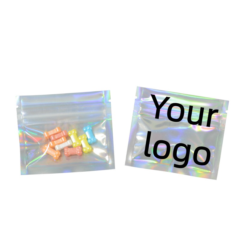 Coffee Tea Day - 100/500/1000PCS Wiederverschließbare Klare Hologramm Ziplock Verpackung