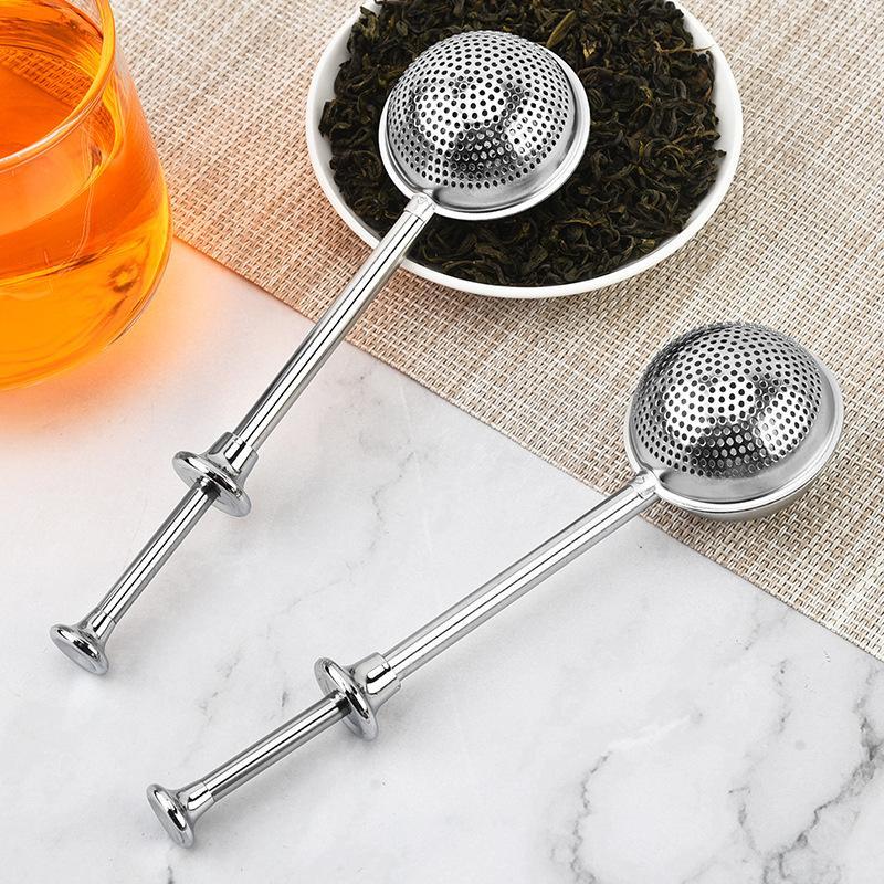 Tea Strainer Mesh - Langstieliger Edelstahl-Tee-Infuser mit feinem Netz, rostfrei,