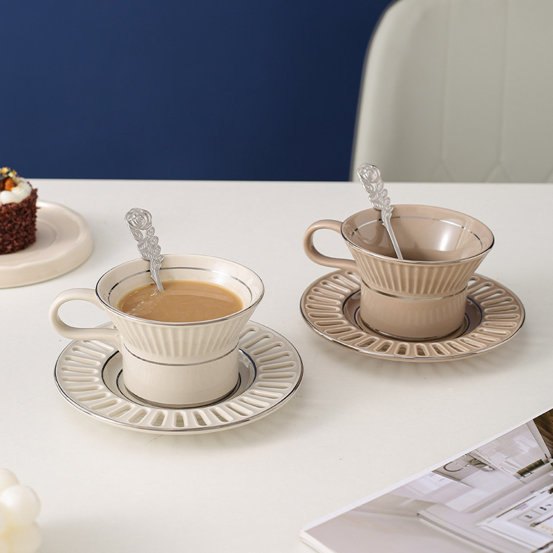 Coffee Tea And Sugar Set - Luxus Keramik Kaffee Tasse Gericht Nordic