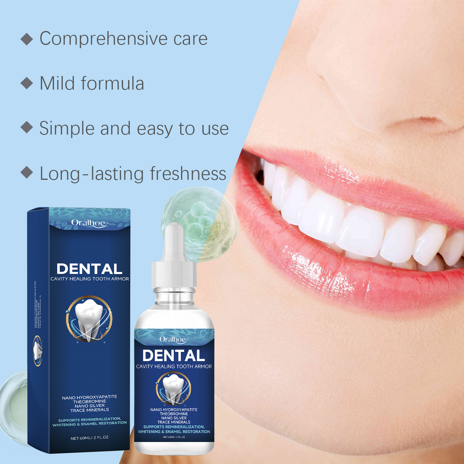 Oralhoe Zahnaufhellungs-Serum  – Coffee Tea For Plants Bewertung und Preis