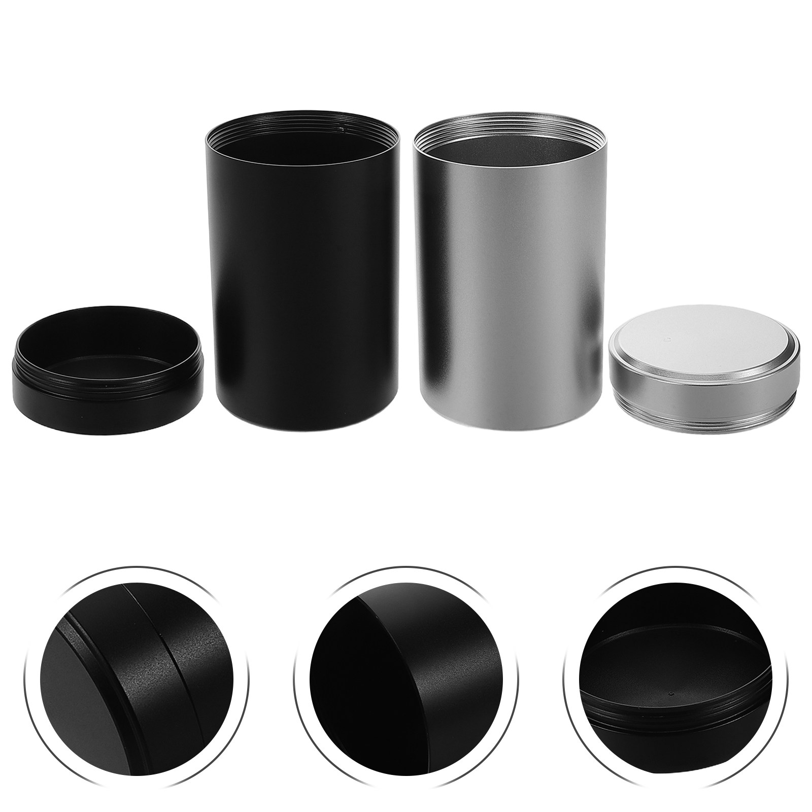 2-teiliges Metallbehälter-Set  – Coffee Tea Spices Bewertung und Preis