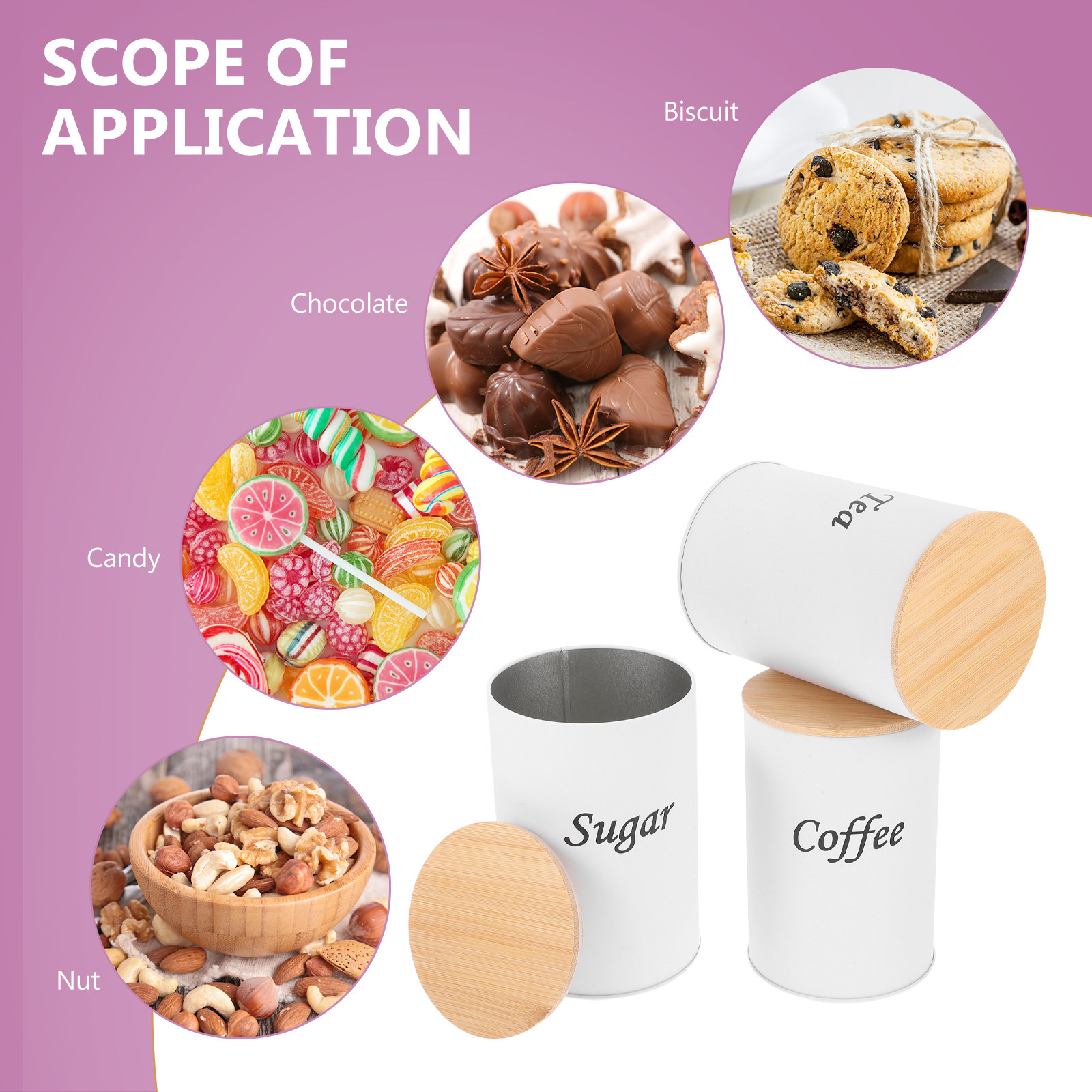 3-teiliges Luftdichtes Rundes  – Coffee Tea And Bean Bewertung und Preis
