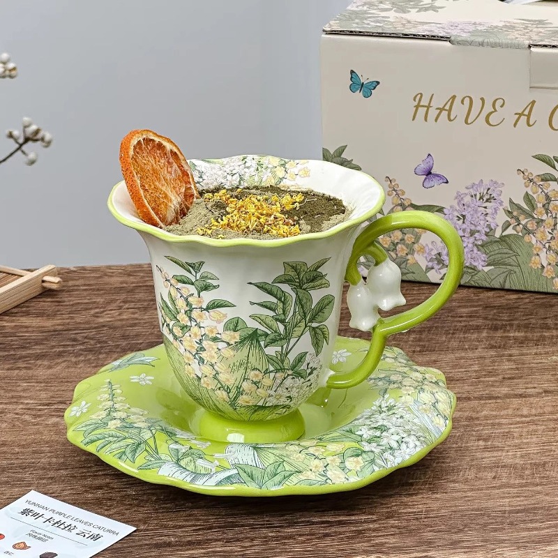 Maiglöckchen-Blüten-Afternoon- – Coffee Tea And Sugar Set Bewertung und Preis