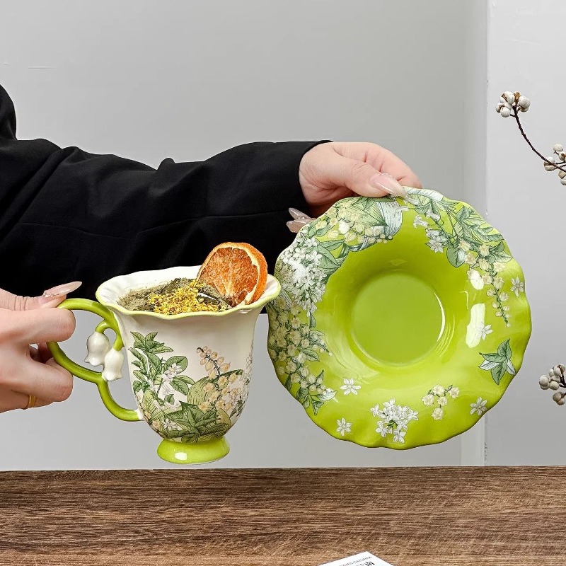Maiglöckchen-Blüten-Afternoon- – Coffee Tea And Sugar Set Bewertung und Preis