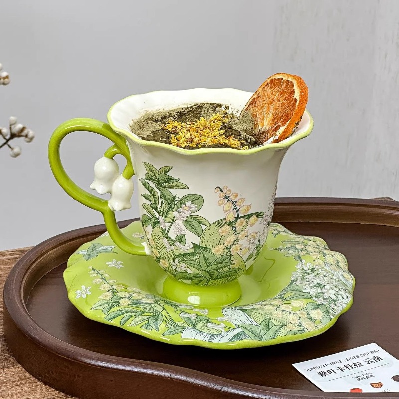 Maiglöckchen-Blüten-Afternoon- – Coffee Tea And Sugar Set Bewertung und Preis