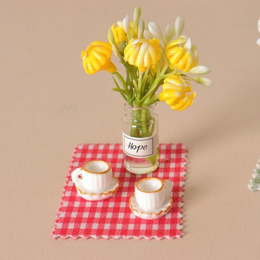 Neue 1:12 Miniatur-Blumenvase  – Coffee Tea For Plants Bewertung und Preis