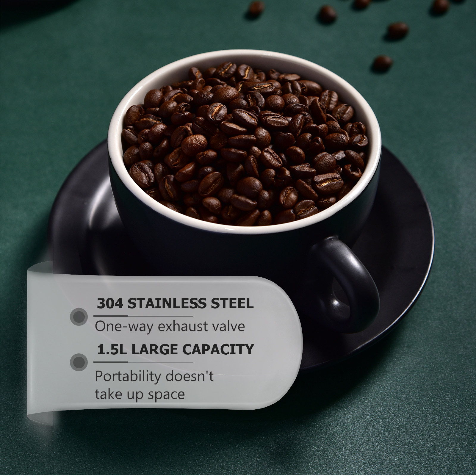 1 Stück Premium Edelstahl-Kaff – Coffee Tea And Bean Bewertung und Preis