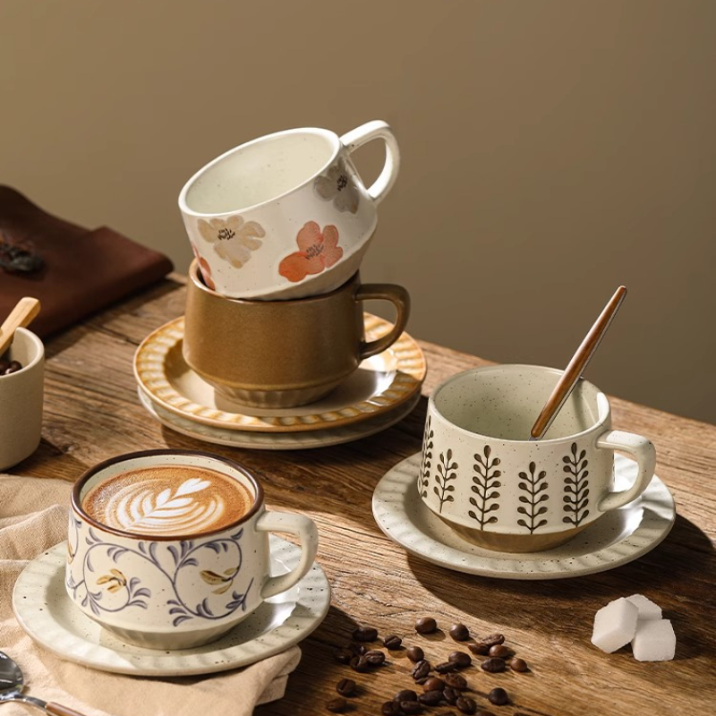 Retro-Keramiktasse, grobe Kera – Coffee Tea And Sugar Set Bewertung und Preis