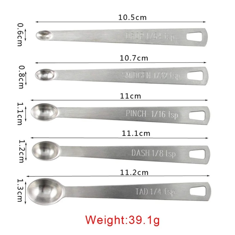 5 teile/satz Kleine Messlöffel – Coffee Tea And Sugar Set Bewertung und Preis