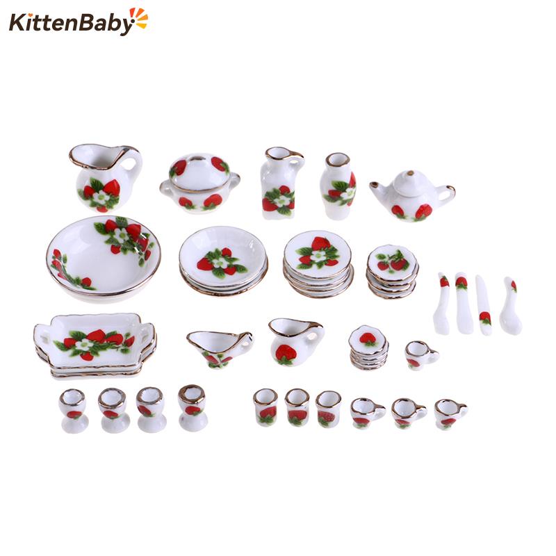 1 Set 1:12 Miniatur Puppe Haus – Coffee Tea And Sugar Set Bewertung und Preis