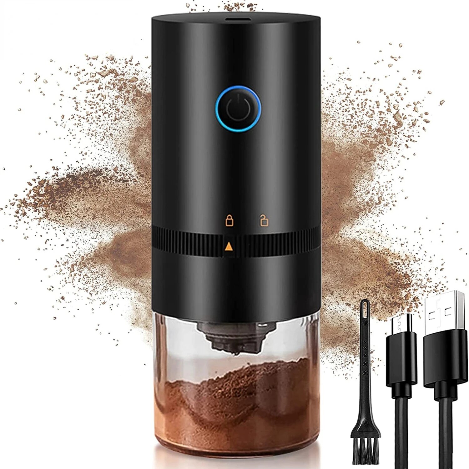Kaffeemühle Typ C USB-Ladung p – Burr Hand Grinder Bewertung und Preis