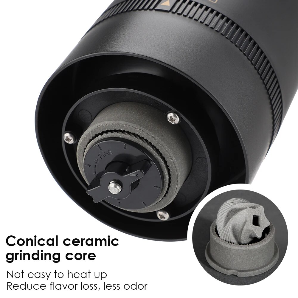 Kaffeemühle Typ C USB-Ladung p – Burr Hand Grinder Bewertung und Preis