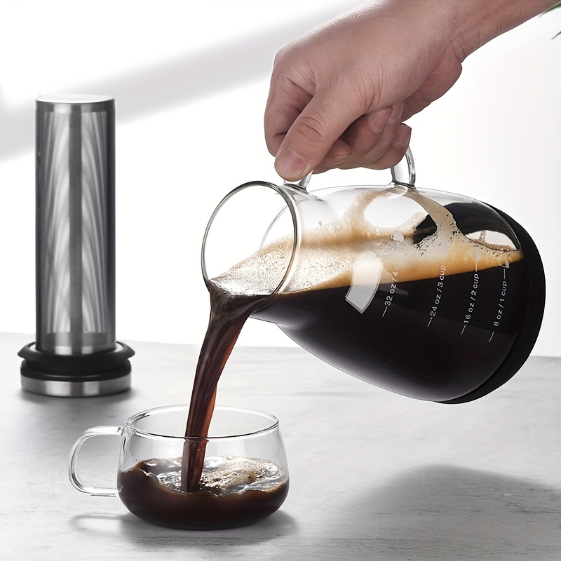 24oz Klassischer Glas-Kaltbrüh – Juice Tea Coffee Bewertung und Preis