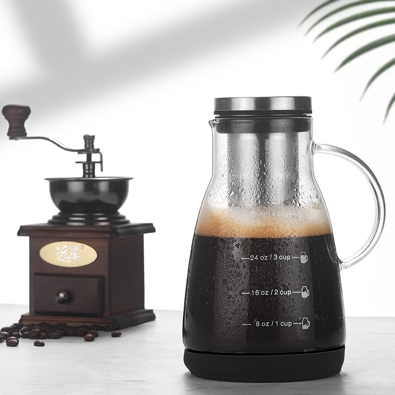 24oz Klassischer Glas-Kaltbrüh – Juice Tea Coffee Bewertung und Preis