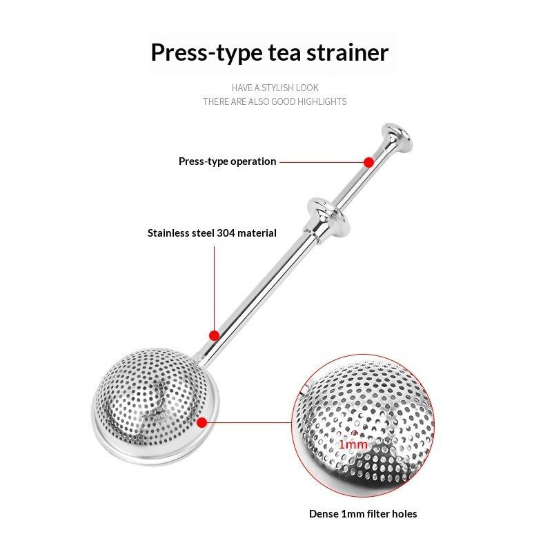 Langstieliger Edelstahl-Tee-In – Tea Strainer Mesh Bewertung und Preis